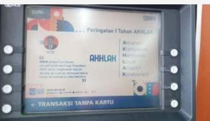 Gambar Erick Thohir di Mesin ATM (dok. www. detikindonesia.id)