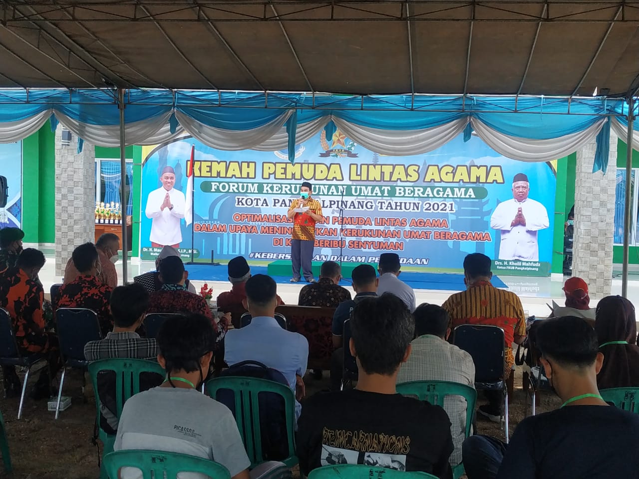 Peserta Kemah Pemuda Lintas Agama (KPLA) digelar Forum Kerukunan Umat Beragama (FKUB) Kota Pangkalpinang (doc. www.detikindonesia.id)