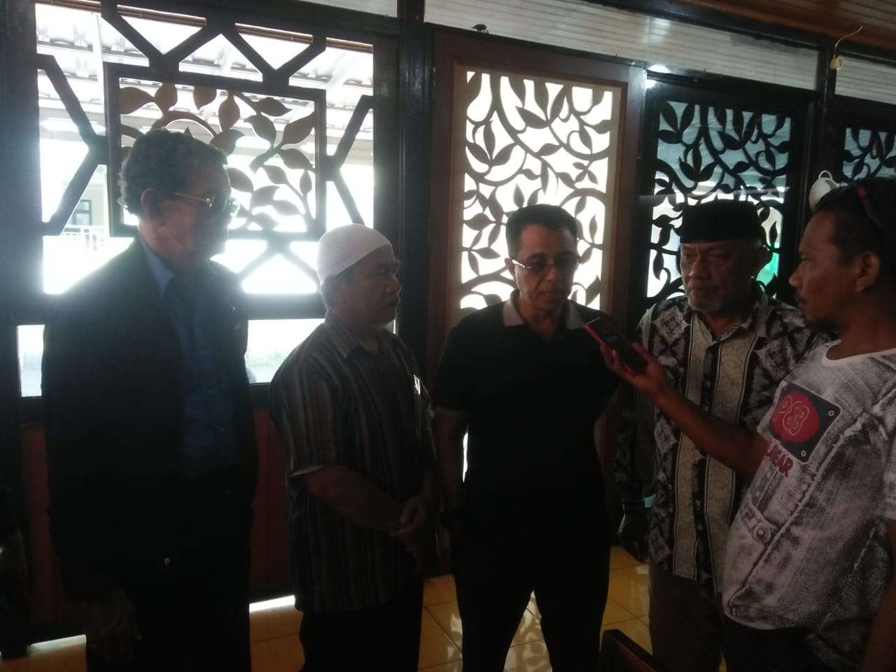 Ketua DMI Kota Ternate bersama Ketua DMI Malut.