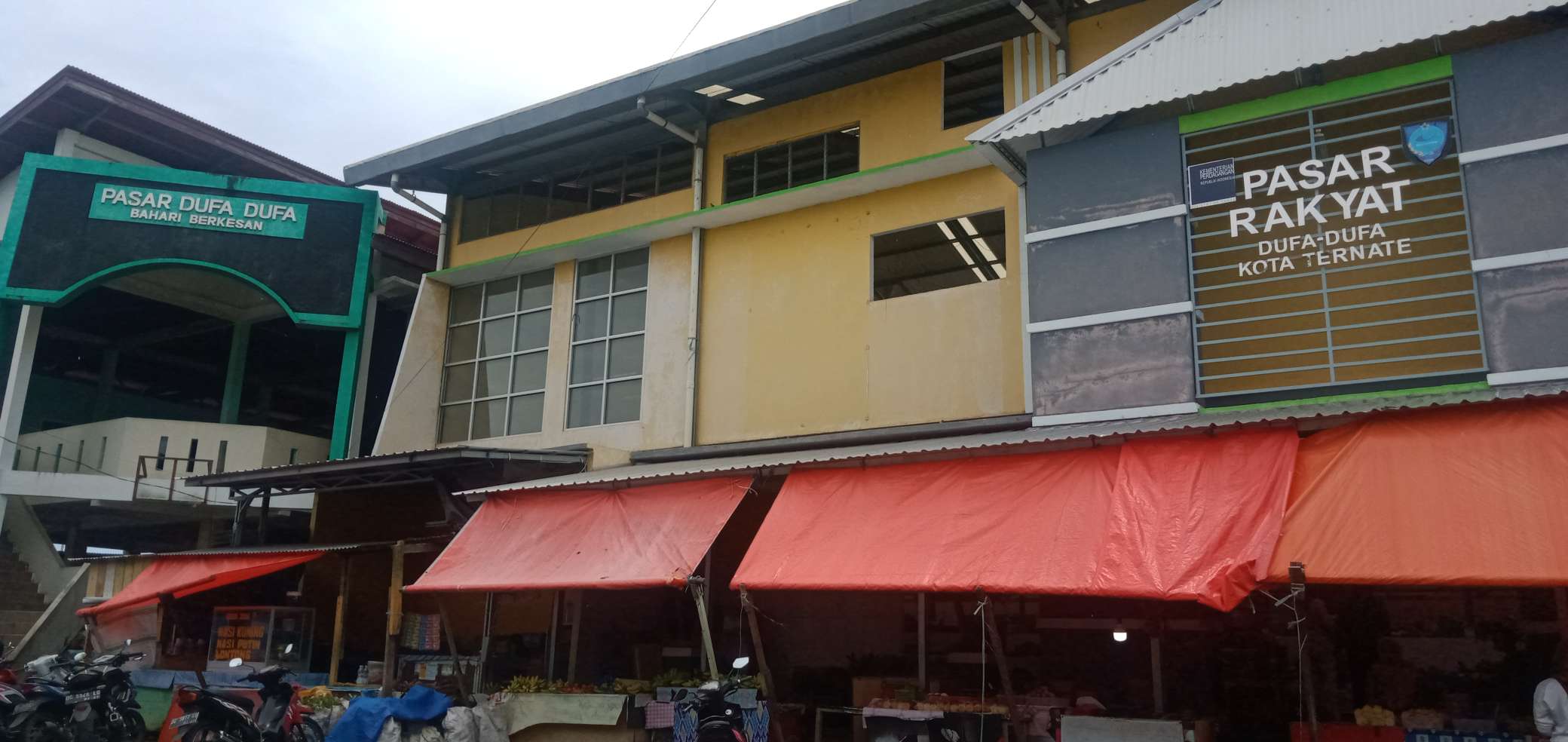Pasar Rakyat Kel. Dufa-dufa, Kec. Ternate Utara, Kota Ternate.