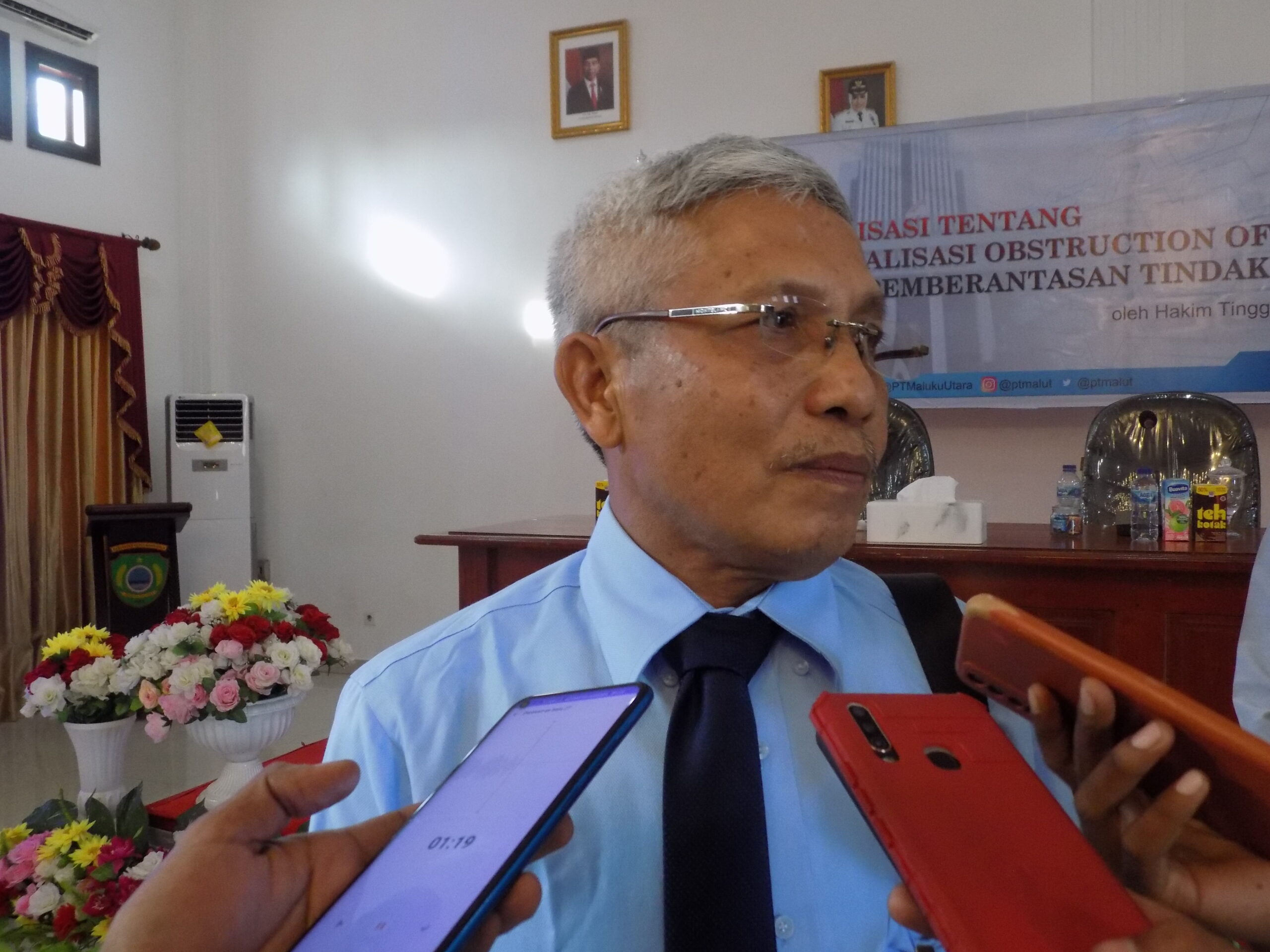 Foto: Dr. Jonlar Purba S.H,. M.H Kepala Pengadilan Tinggi Malut (doc: Safari/DETIK Indonesia)