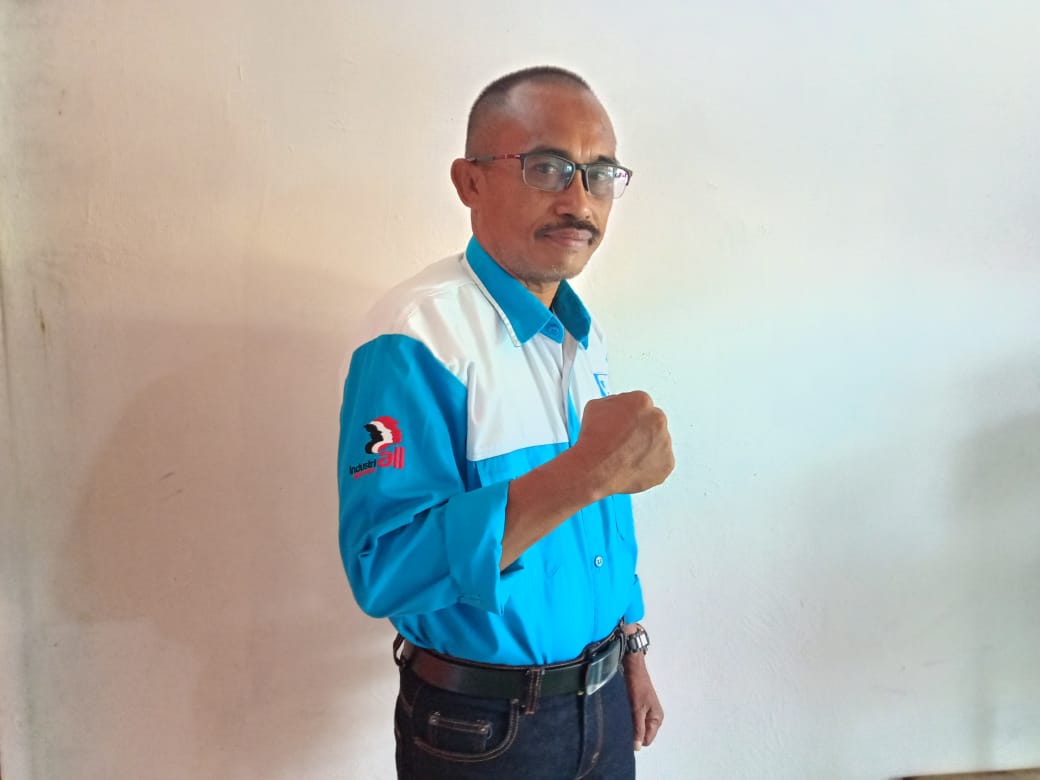 Foto: Fahri Yamin, Ketua SPN Halut (doc: Warno/DETIK Indonesia)