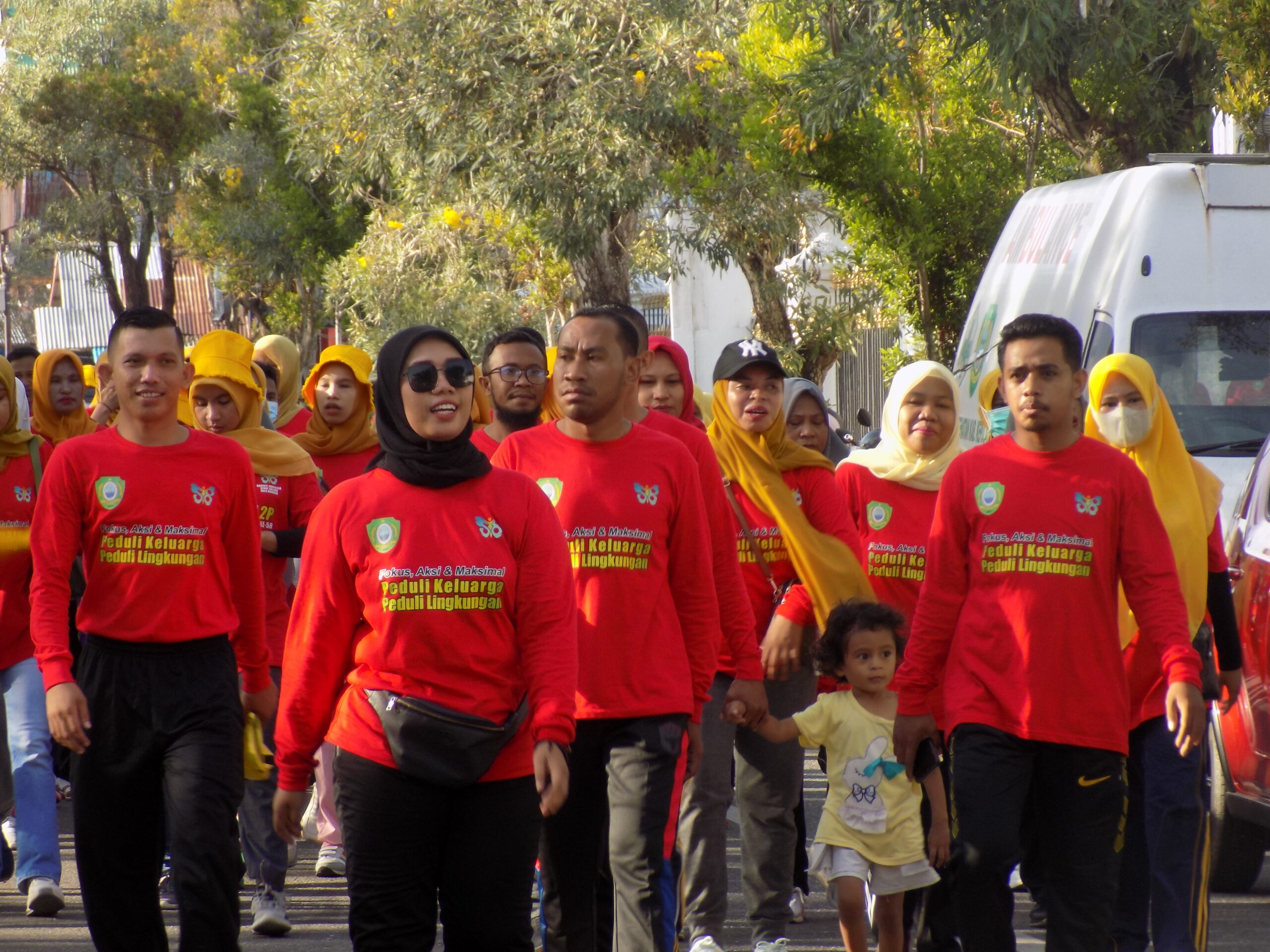 Foto: Peserta Jalan Sehat (doc: Safari/DETIK Indonesia)