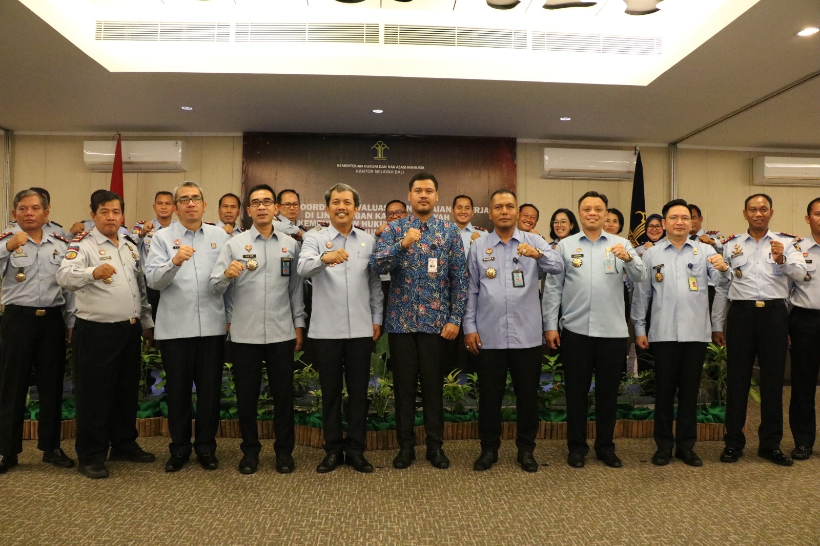 Kemenkumham Bali Buka Kegiatan Rapat Koordinasi Evaluasi dan Capaian Kinerja