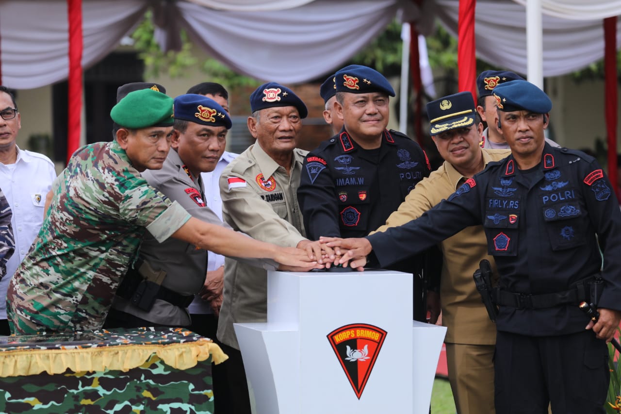 Pasukan Korps Brimob I Polri, (detikindonesia.co.id)