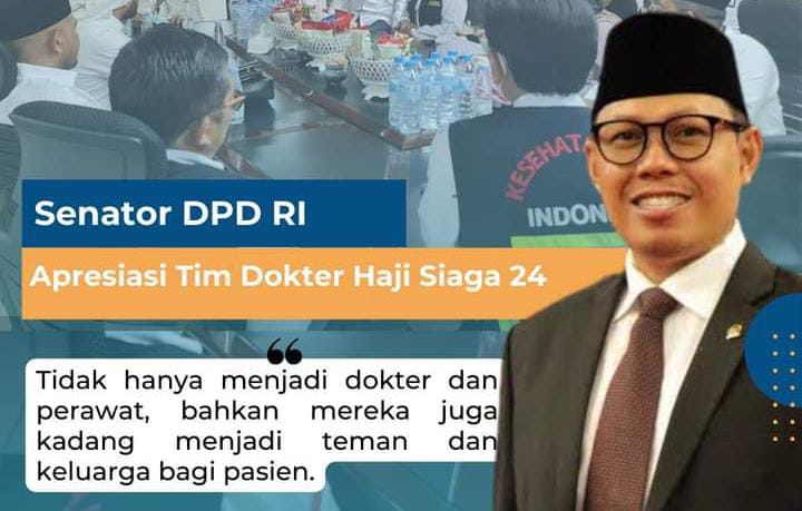 Senator DPD RI Apresiasi Tim Dokter Haji Siaga 24 (detikindonesia.co.id)