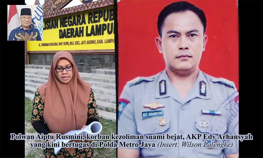 Polwan Aiptu Rosmini, Korban Kezoliman Suami Bejat, AKP Edy Arhansyah yang Bertugas di Polda Metro Jaya, (detikindonesia.co.id)