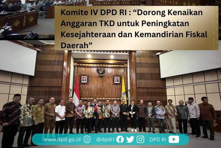 Komite IV DPD RI Melaksanakan Kunjungan Kerja di Provinsi Bali (detikindonesia.co.id)