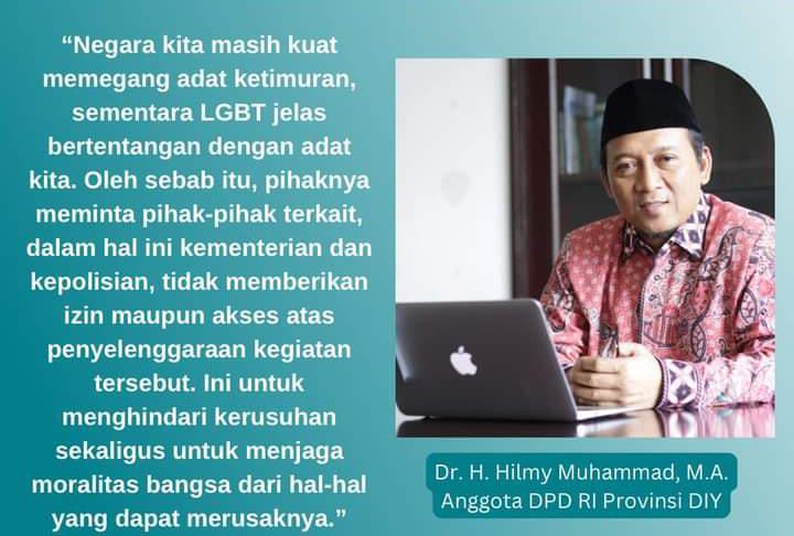 Anggota DPD RI Dr. H. Hilmy Muhammad, M.A. (detikindonesia.co.id)