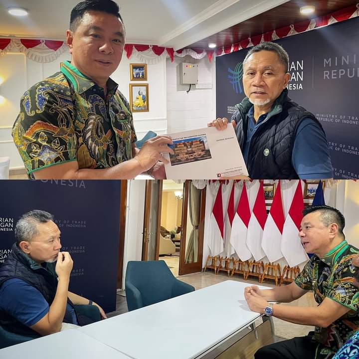 Bupati Kaimana Freddy Thie Bersama Menteri Perdagangan Zulkifli Hasan (detikindonesia.co.id)