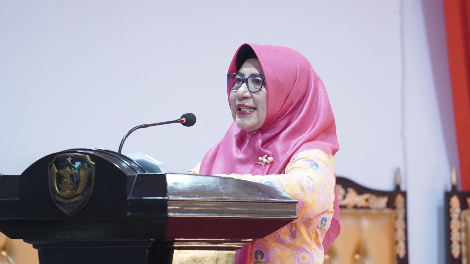 Ketua Dewan Penasehat GOW Kota Tidore Kepulauan, Hj. Safia Ali Ibrahim