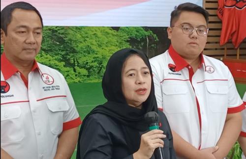 Ketua DPP PDI Perjuangan Bidang Politik Puan Maharani Memberi Keterangan Kepada Wartawan di Kantor DPP PDI Perjuangan, (detikindonesia.co.id)