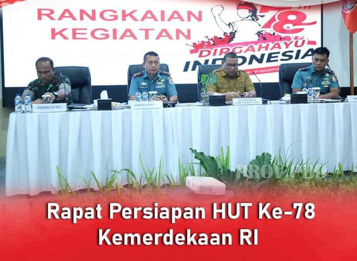 Rapat Persiapan HUT Ke-78 Kemerdekaan RI (detikindonesia.co.id)