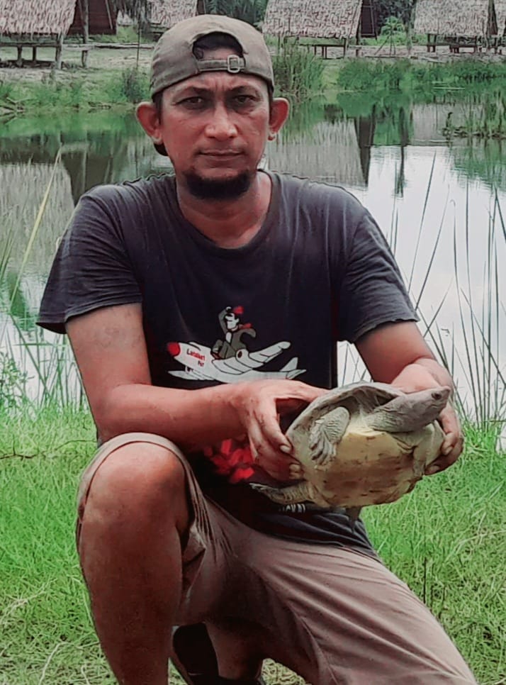 Aliandi warga Desa Tanjung Kecamatan Secanggang, (detikindonesia.co.id)