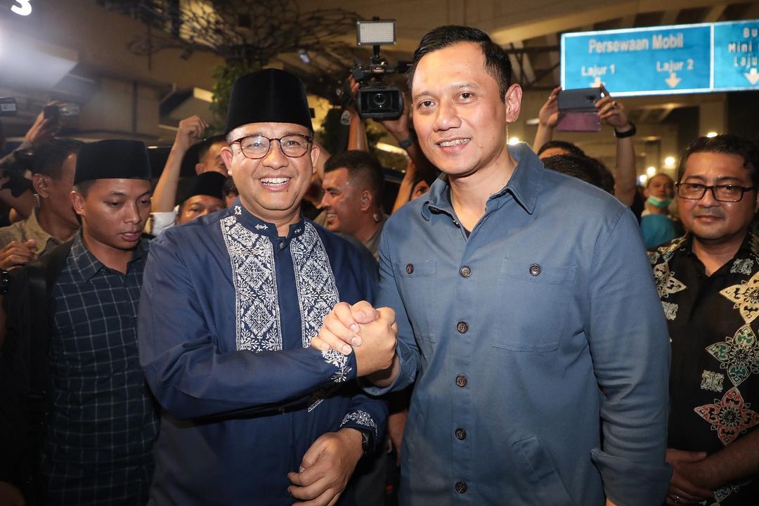 Bacapres Anies Baswedan bersama Ketua Umum Partai Demokrat Agus Harimurti Yudoyono (Dok. Detik Indonesia)