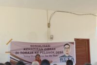 Sosialisasi Kehadiran Gibran di Toraja (detikindonesia.co.id)