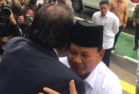 Calon Presiden Terpilih di Pemilu 2024, Prabowo Subianto Bertemu Surya Paloh di NasDem Tower