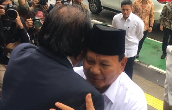 Calon Presiden Terpilih di Pemilu 2024, Prabowo Subianto Bertemu Surya Paloh di NasDem Tower
