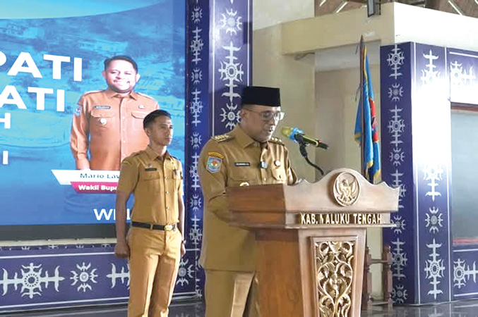 Bupati Maluku Tengah, Zulkarnain Awat Amir (Detik Indonesia/Siwalimanews)