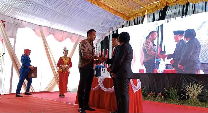 Acara Sertijab Bupati dan Wakil Bupati Halmahera Utara (Detik Indonesia/Halmahera Raya)