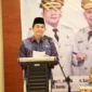 Bupati Tanah Bumbu, Andi Rudi Latif, menyampaikan arahan dalam Konsultasi Publik RKPD 2026. (Detik Indonesia/Radar Banjarmasin)