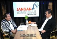 Jan Maringka dalam acara launching perdana Podcast YouTube Jangan Menyerah (JM), Sabtu (29/3/2025) di Jakarta.