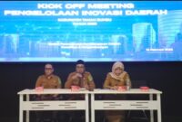 Badan Perencanaan Pembangunan Daerah Penelitian dan Pengembangan (Bappedalitbang) Kabupaten Tanah Bumbu gelar Kick Off Meeting Pengelolaan Inovasi Daerah Kabupaten Tanah Bumbu 2025 pada Senin (10/02/2025). (foto : MC Tanbu)