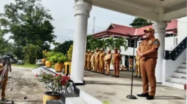 Bupati TTU saat menyampaikan wejangan pada ASN (Detik Indonesia/Zona Nusantara)