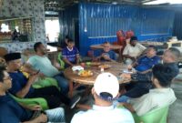 Bukber berlangsung di alun-alun kawasan Kantor Bupati Halmahera Utara, Selasa (11/3/2025). (Detik Indonesia/Poskomalut)