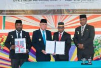 Sertijab Bupati dan Wakil Bupati Kaimana Periode 2021- 2024 ke Periode 2025- 2030. (Detik Indonesia/RRI/ Wilhemus Nurak)