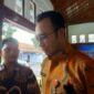 Bupati Sragen Sigit Pamungkas saat menjawab pertanyaan wartawan perihal pembayaran TPP P3K yang dipangkas 40 persen, Kamis (20/3/2025) sore (Detik Indonesia/RRI/Mulato Ishaan)