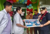 Bupati saat melaunching Program Kesehatan Gratis dan makan gratis bagi pendamping pasien hingga ke tingkat Puskesmas, (Detik Indonesia/Rri/NicoAfloubu)