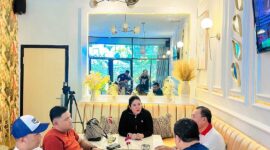 Anggota Dewan Perwakilan Daerah (DPD) Republik Indonesia, Hasby Yusuf, melakukan silaturahmi bersama pengurus Asosiasi Pemerintah Desa Seluruh Indonesia (APDESI) Provinsi Maluku Utara, Sabtu (19/4). (Detik Indonesia/Lugopost)