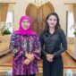 Gubernur Malut Sherly Tjoanda dan Gubernur Jatim Khofifah Indar Parawansa (Istimewa)