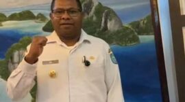 Bupati Raja Ampat PBD, Orudeko Iriano Burdam.(Detik Indonesia/RRI/NIR).