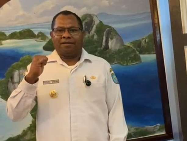 Bupati Raja Ampat PBD, Orudeko Iriano Burdam.(Detik Indonesia/RRI/NIR).