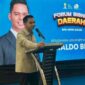 Bendahara Umum BPP HIPMI, Reynaldo Bryan, saat membuka Forum Bisnis Daerah BPD Hipmi, di AAS Building, Jalan Urip Sumohardjo Kota Makassar, Senin (14/04/2025). (Detik Indonesia/Republiknews)