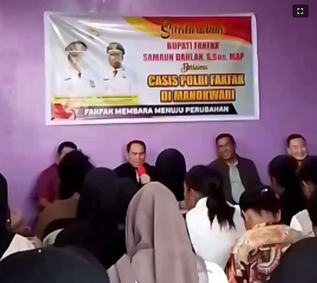 Bupati Fakfak, Samaun Dahlan Temui Casis Polri di Manokwari, Beri Motivasi (Detik Indonesia/PrimaRakyat.com)