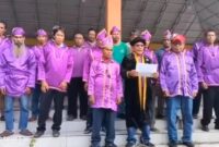 Masyarakat Suku Pagu mengekspresikan dukungannya pada PT. NHM (Tangkapan Layar Facebook @NHMFanbase)