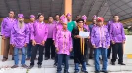 Masyarakat Suku Pagu mengekspresikan dukungannya pada PT. NHM (Tangkapan Layar Facebook @NHMFanbase)