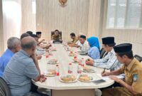 Komite Perjuangan DOB Kota Bacan Bertemu Bupati Halmahera Selatan Helmi Umar Muchsin. Foto: Din