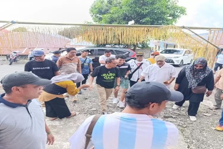 Bupati Halmahera Tengah di Kota Tidore Kepulauan (Foto: Aresja)