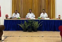 Bupati TTU Falentinus Kebo Pada Saat Kegiatan Forum Perangkat Daerah yang membahas Rancangan Awal Rencana Kerja (Renja) Perangkat Daerah di Aula Bapelitbangda TTU, Rabu 9 April 2025. (Detik Indonesia/Zonalinenews)