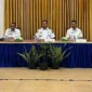 Bupati TTU Falentinus Kebo Pada Saat Kegiatan Forum Perangkat Daerah yang membahas Rancangan Awal Rencana Kerja (Renja) Perangkat Daerah di Aula Bapelitbangda TTU, Rabu 9 April 2025. (Detik Indonesia/Zonalinenews)