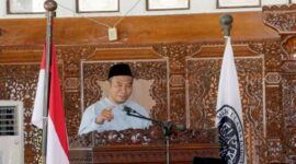 Bupati Sragen, Sigit Pamungkas menghadiri Rakorda dan Halalbihalal MUI se-Soloraya, Sabtu (26/04/2025) di Sragen. (Foto : sragenkab.go.id)