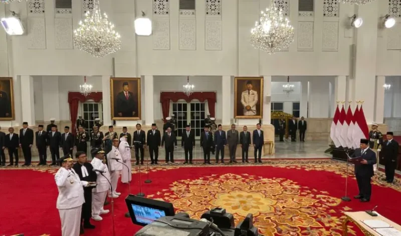 Suasana Pelantikan Gubernur Papua Pegunungan (Detik Indonesia/Suarasurabaya)
