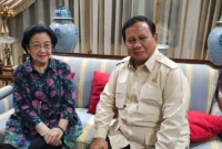 Prabowo saat bertemu dengan Megawati (Instagram Sufmi Dasco)