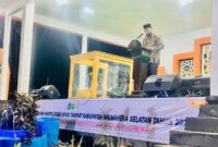 Bupati Halmahera Selatan, Maluku Utara Bassam Kasuba ketika sambutan di pembukaan STQ ke 29, Sabtu (26/4/2025) (Detik Indonesia/Tribun Ternate)