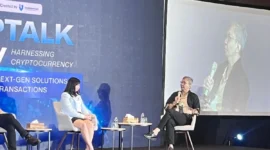 Wakil Ketua Umum Kamar Dagang dan Industri (Kadin) Bidang Transformasi Teknologi dan Digital Teguh Anantawikrama dalam diskusi 