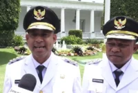Bupati Teluk Bintuni Yohanis Manibuy dan Wabup Teluk Bintuni Joko Lingara (Detik Indonesia/Garda Papua)